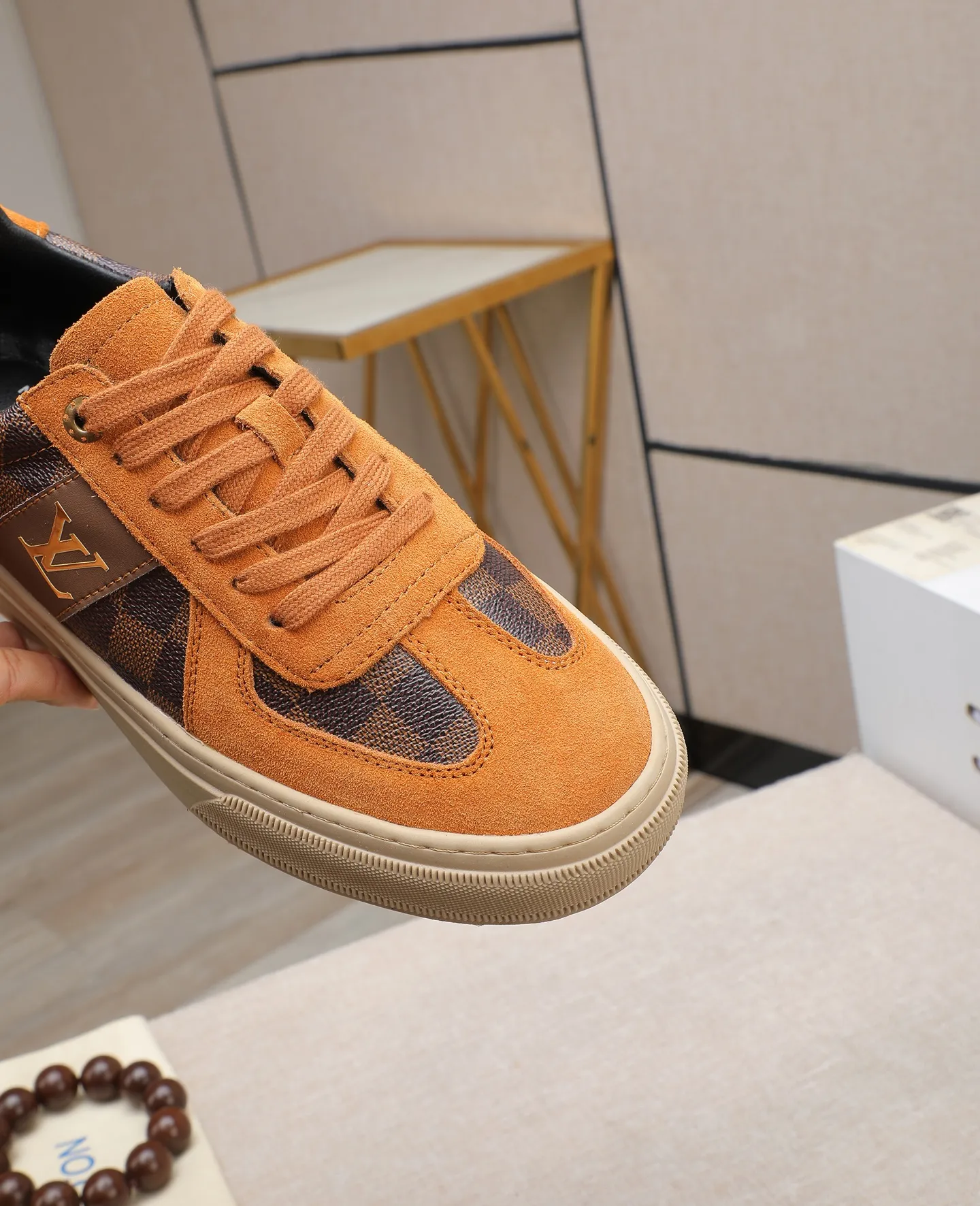 Men's shoes 💰420 📛📛(Niuli) high-end [LOUIS VUITTON】Louis Vuitton official website synchronizes new products👟Milan fashion catwalk style🇰🇾🇰🇾LV house logo, celebrity style, a must-have for fashionistas⚠️First-layer calfskin➕Cowhide lining➕Official website original original outsole👞Number 38-44